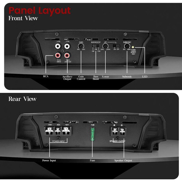 Main product image for Lanzar HTG137 Heritage 2000 Watt Monoblock Amplifier267-7130